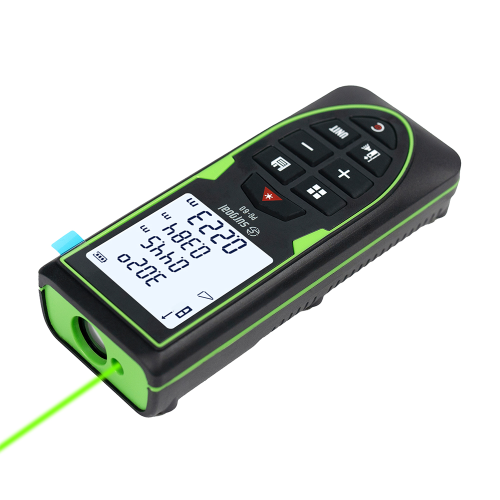 Industrial Laser Tape Measure - Зеленый лазерный дальномер 120 м с