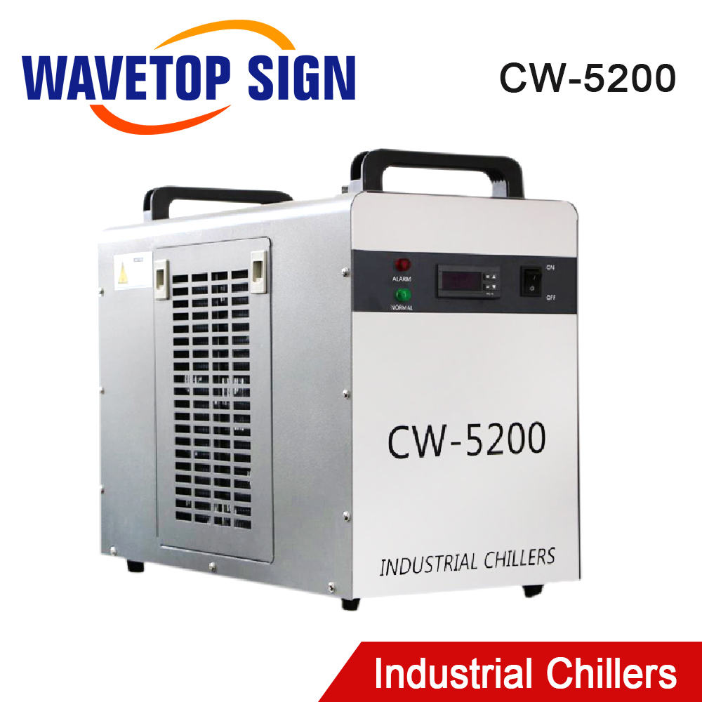 Industrial Laser Cutting Machines - Промышленный водоохладитель WaveTopSign CW-5200, 5200 Вт,