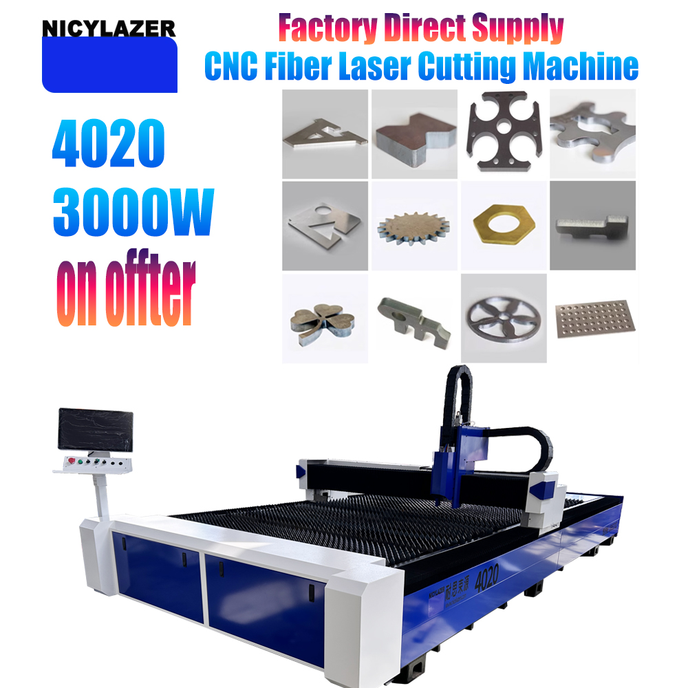 Industrial Laser Metal Cutting Machine - Лазерный станок NICYLAZER CNC 3000W 4020