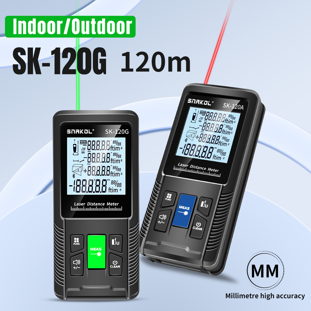 Industrial Laser Tape Measure - Лазерный дальномер Snakol 40 м 50