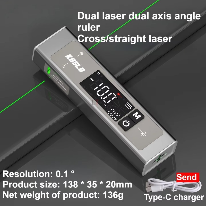 Двухлазерный цифровой инклином – обзор и цена Industrial Handheld Laser