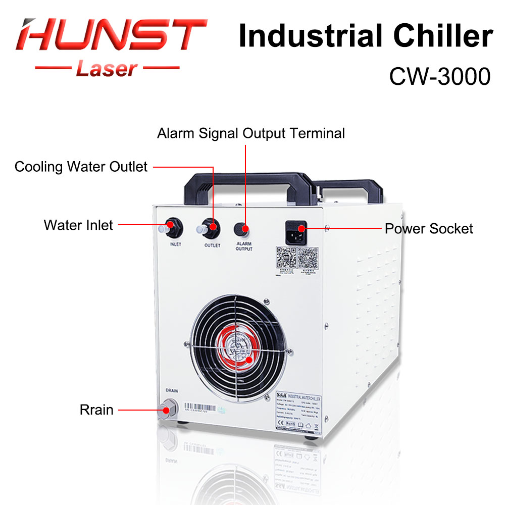 HUNST S&A CW3000 промышленный  – обзор и цена Industrial Laser Cutting Machines