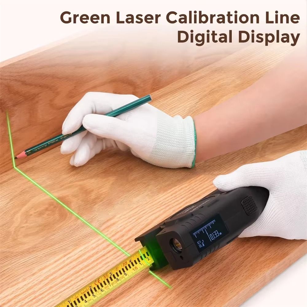 Лазерная рулетка 3-в-1: Высоко – обзор и цена Industrial Laser Tape Measure