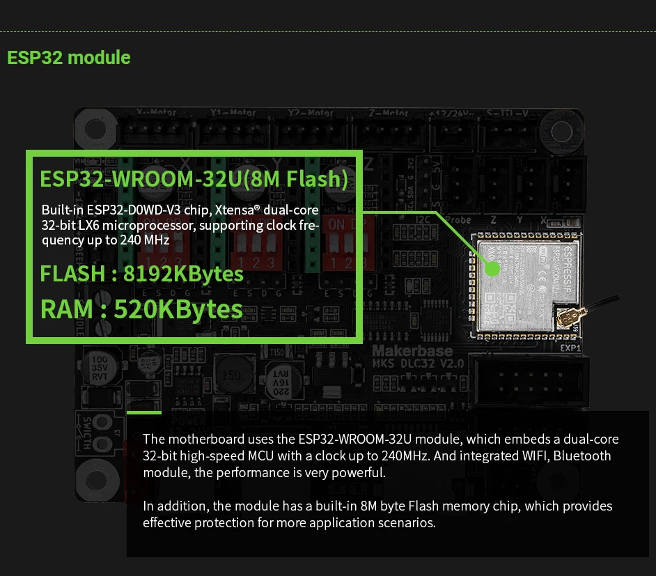 Makerbase MKS DLC32 V2.1 32-би – обзор и цена Controller Grbl Board