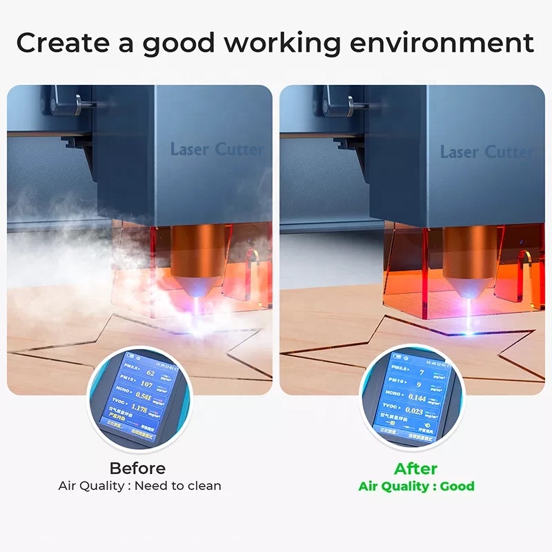 Промышленный дымоуловитель для – обзор и цена Industrial Fiber Laser Cutting Machine