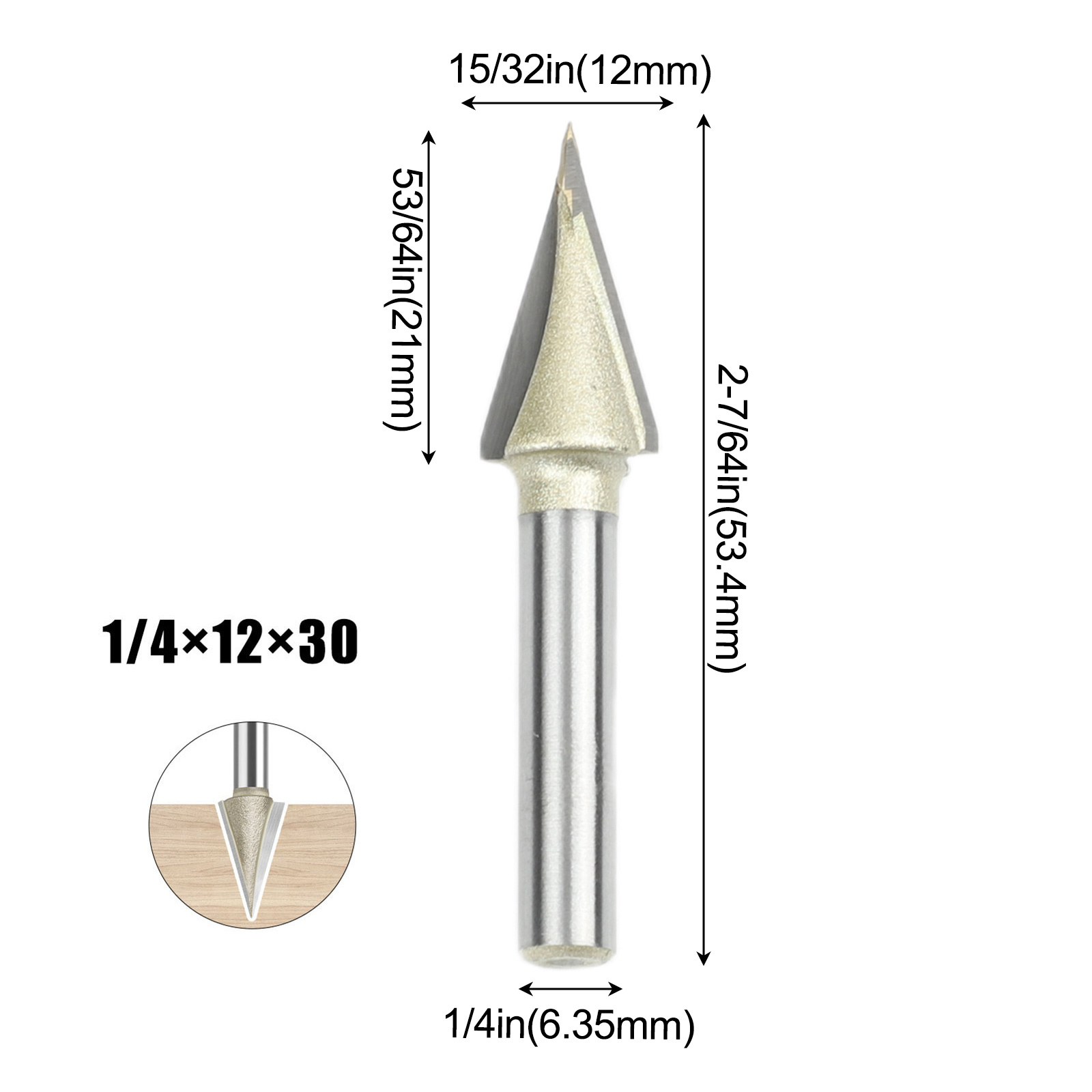 Фреза V-образная твердосплавна – обзор и цена Cnc Router Bit