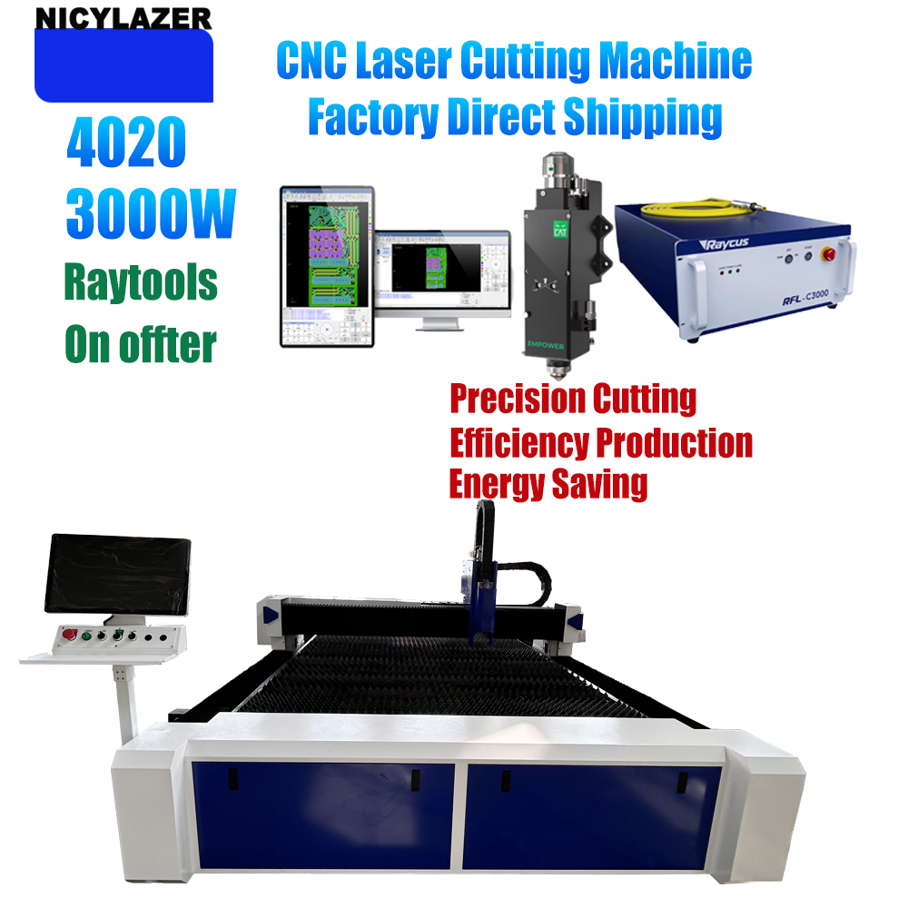 Лазерный станок NICYLAZER CNC  – обзор и цена Industrial Laser Metal Cutting Machine