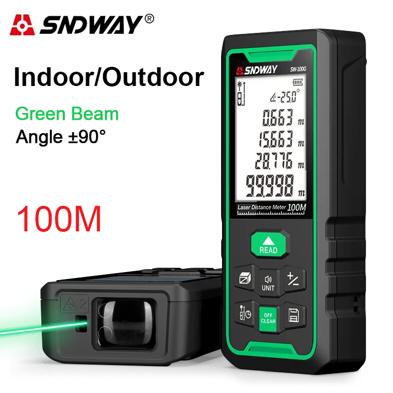 Цифровой лазерный дальномер (з – обзор и цена Industrial Laser Tape Measure