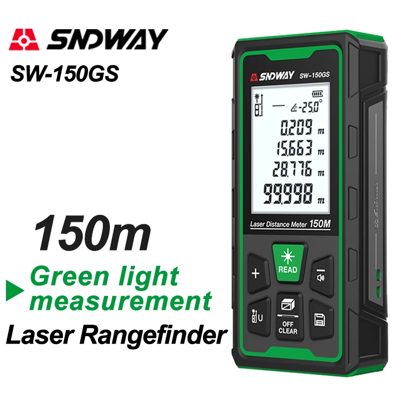 Цифровой лазерный дальномер (з – обзор и цена Industrial Laser Tape Measure
