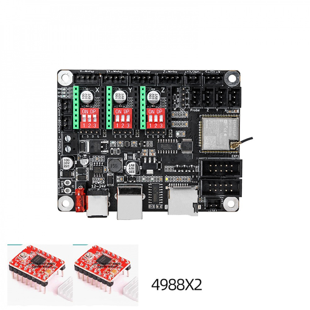 12 В/24 В, маленькая плата упр – обзор и цена Controller Grbl Board