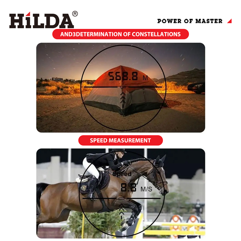 Лазерный дальномер HILDA 800M  – обзор и цена Industrial Laser Tape Measure
