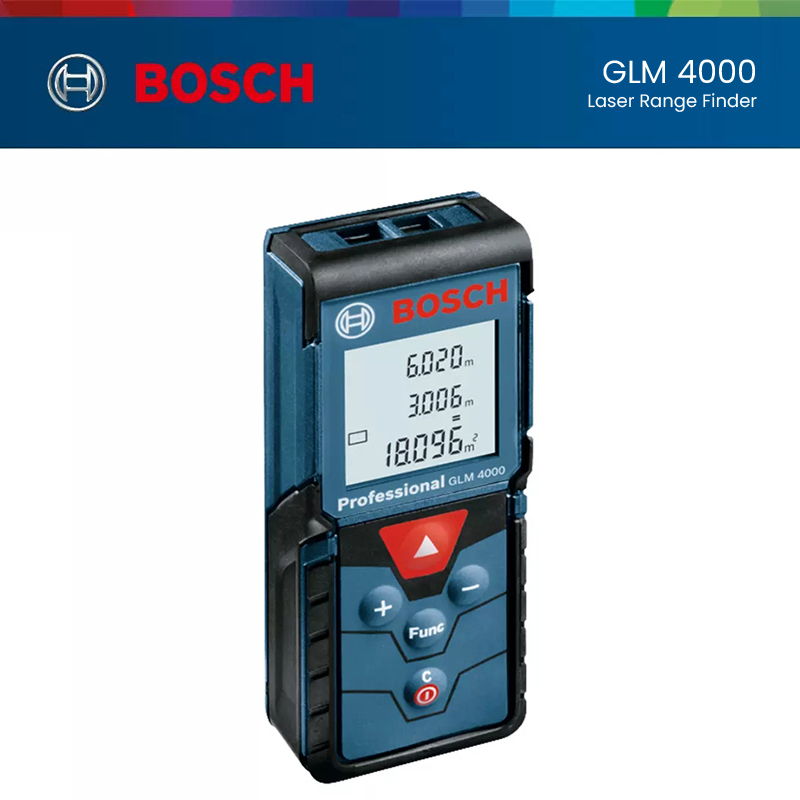 Лазерный дальномер BOSCH GLM40 – обзор и цена Industrial Laser Tape Measure