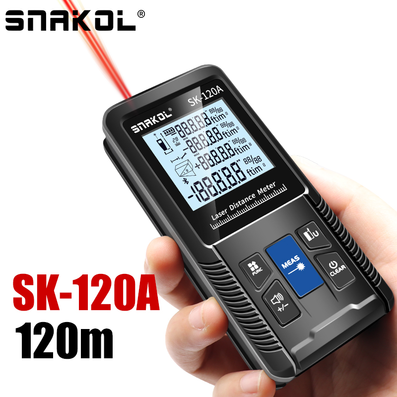 Лазерный дальномер SNAKOL 3-в- – обзор и цена Industrial Laser Tape Measure