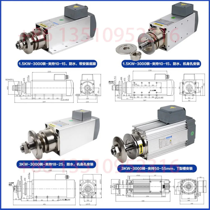 Новый водонепроницаемый зажим  – обзор и цена Cnc Spindle Motor